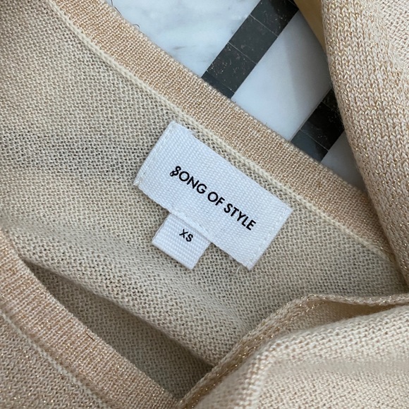 SONG OF STYLE Electra Sweater and Louisa Knit Pant Set Ivory, XS - Picture 12 of 15